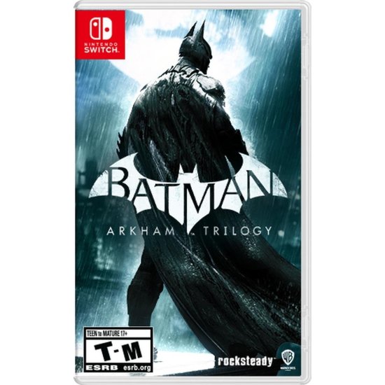 《蝙蝠侠阿卡姆三部曲》NS实体版封面公布 今秋发售