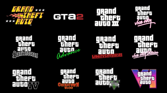 《GTA》系列Logo演变史：《GTA6》再次大胆创新