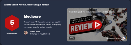 《自杀小队：杀死正义联盟》IGN5分：沮丧且乏味 游戏一团糟